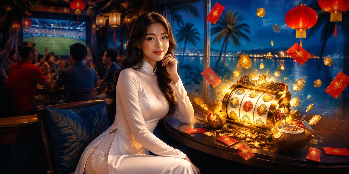 Người chơi Hà Nội trải nghiệm slot game mặc áo dài truyền thống